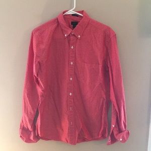 J Crew Medium Button Down (Red) Slim